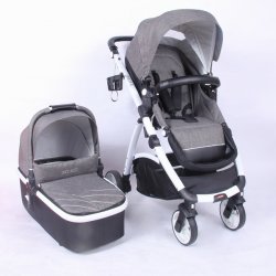 Dark Grey - Детская коляска XO KID Drive 2 в 1